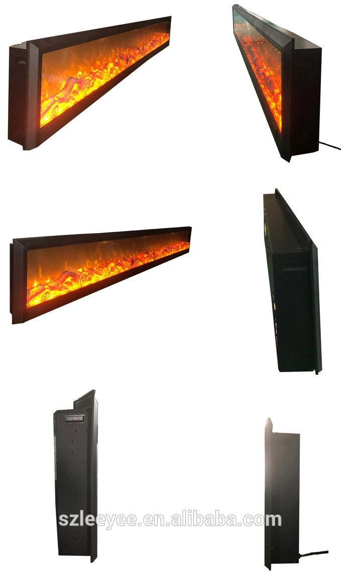 Wall Mounted Fire Imitation Electric Decorative Fireplace Without Heat