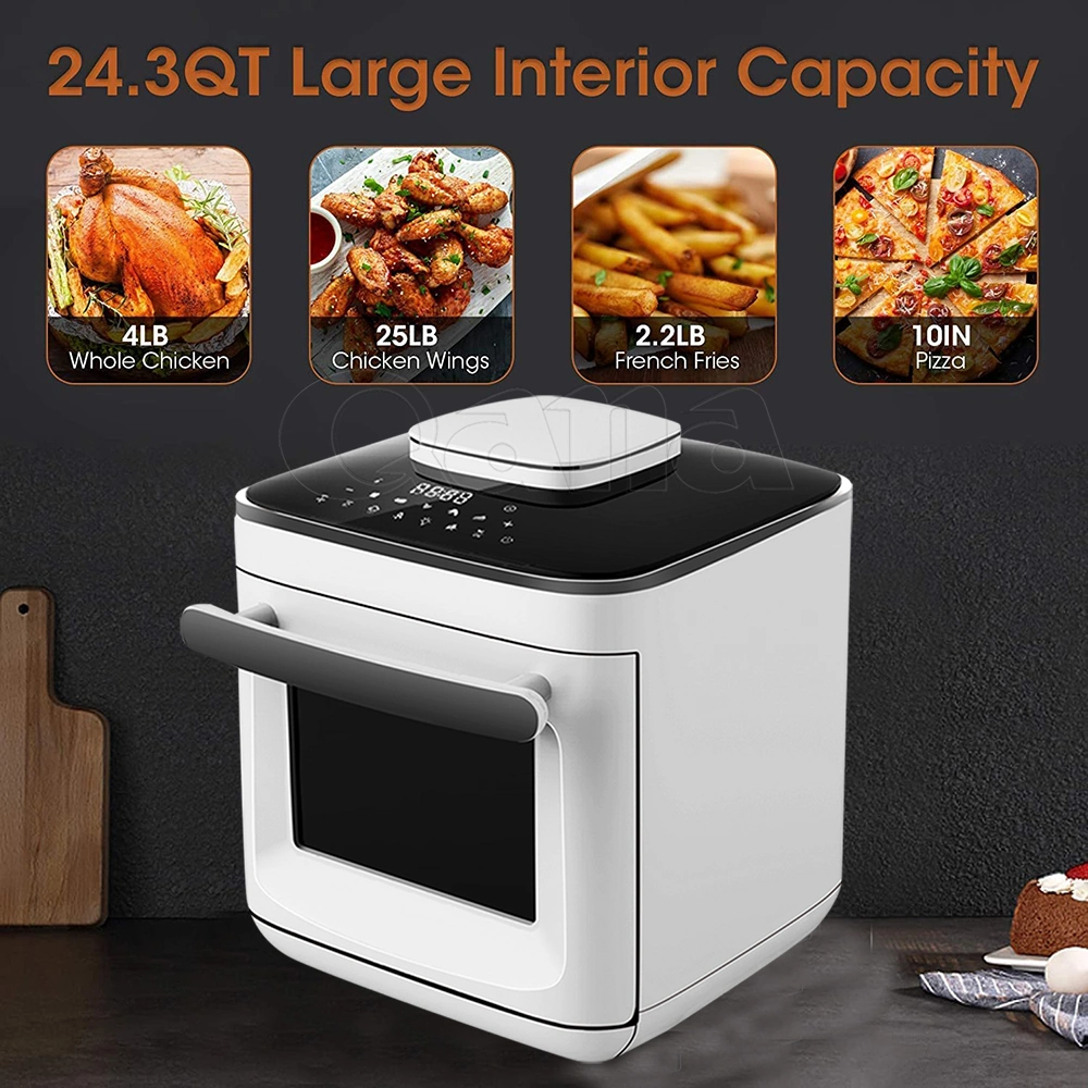 Qana All in One Toaster Oven + Air Fryer +Steam + Rice Cooker + Microwave Oven+ Food Dehydrator + Yogurt Machine + Disinfection Cabinet Steam Air Fryer Oven